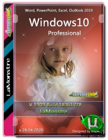 Windows 10 Pro 1909 x64 + (Word, PowerPoint, Excel, Outlook 2019) by LaMonstre 28.04.2020