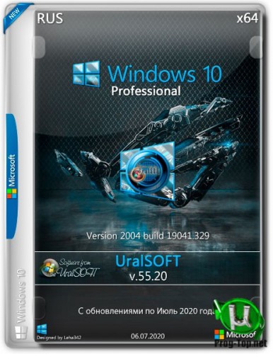 Windows 10 32-64бит Version 2004 Pro 19041.329 by Uralsoft