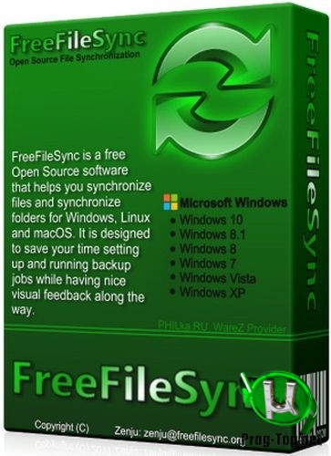Программа для синхронизации файлов - FreeFileSync 11.3